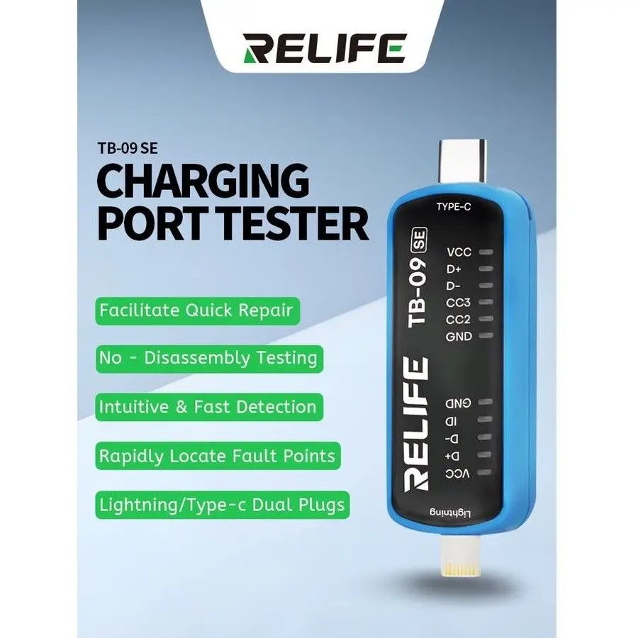 Tester puerto de carga RELIFE TB-09