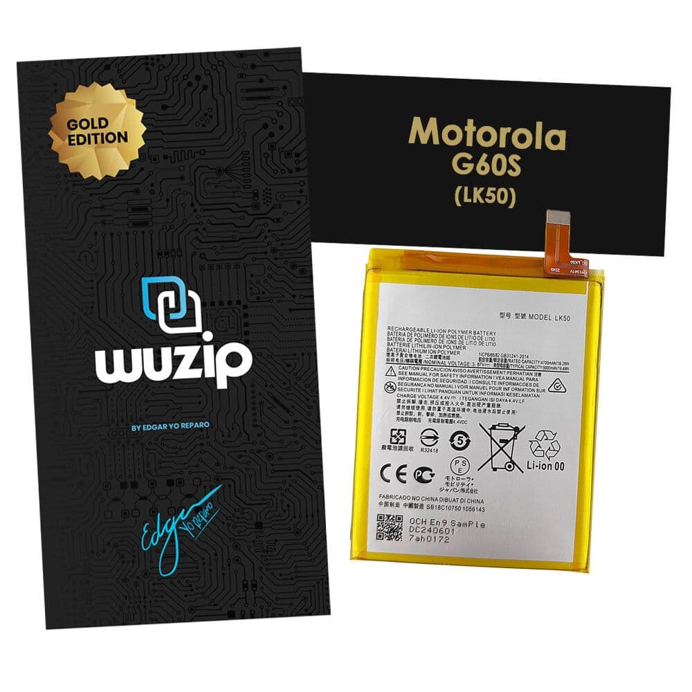 Bateria Motorola G60S Wuzip Gold LK50