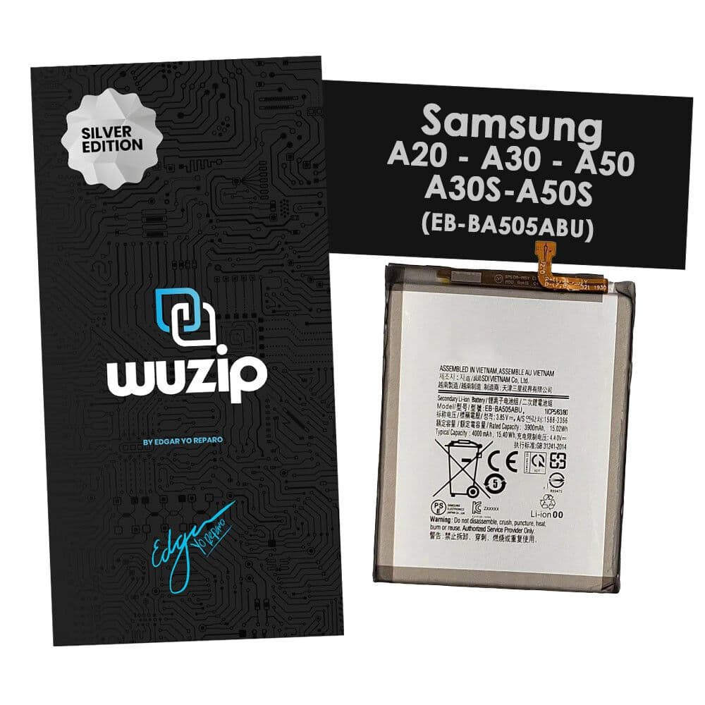 Bateria Samsung A20/A30/A50/A30s Wuzip Silver BA505ABU