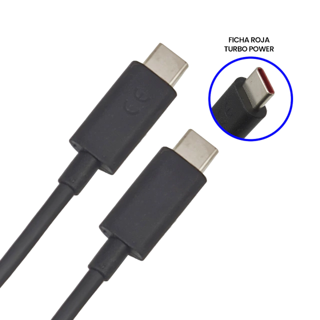 Cable USB MOTOROLA Tipo C a C 6.5a ORIGINAL