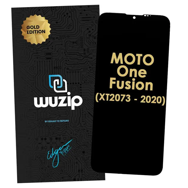 Modulo Motorola One Fusion Wuzip Gold