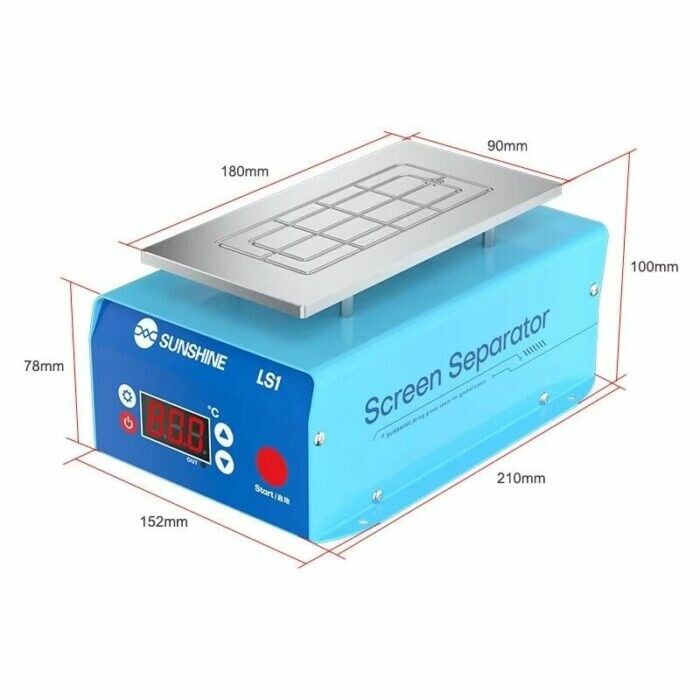 Plancha de calor SUNSHINE LCD-LS1