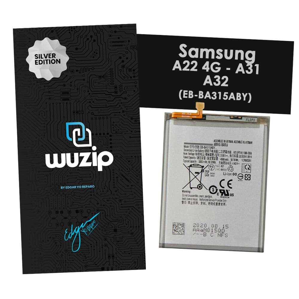 Batería Samsung A31/A32/A34/A22 4g Wuzip Silver BA315ABY
