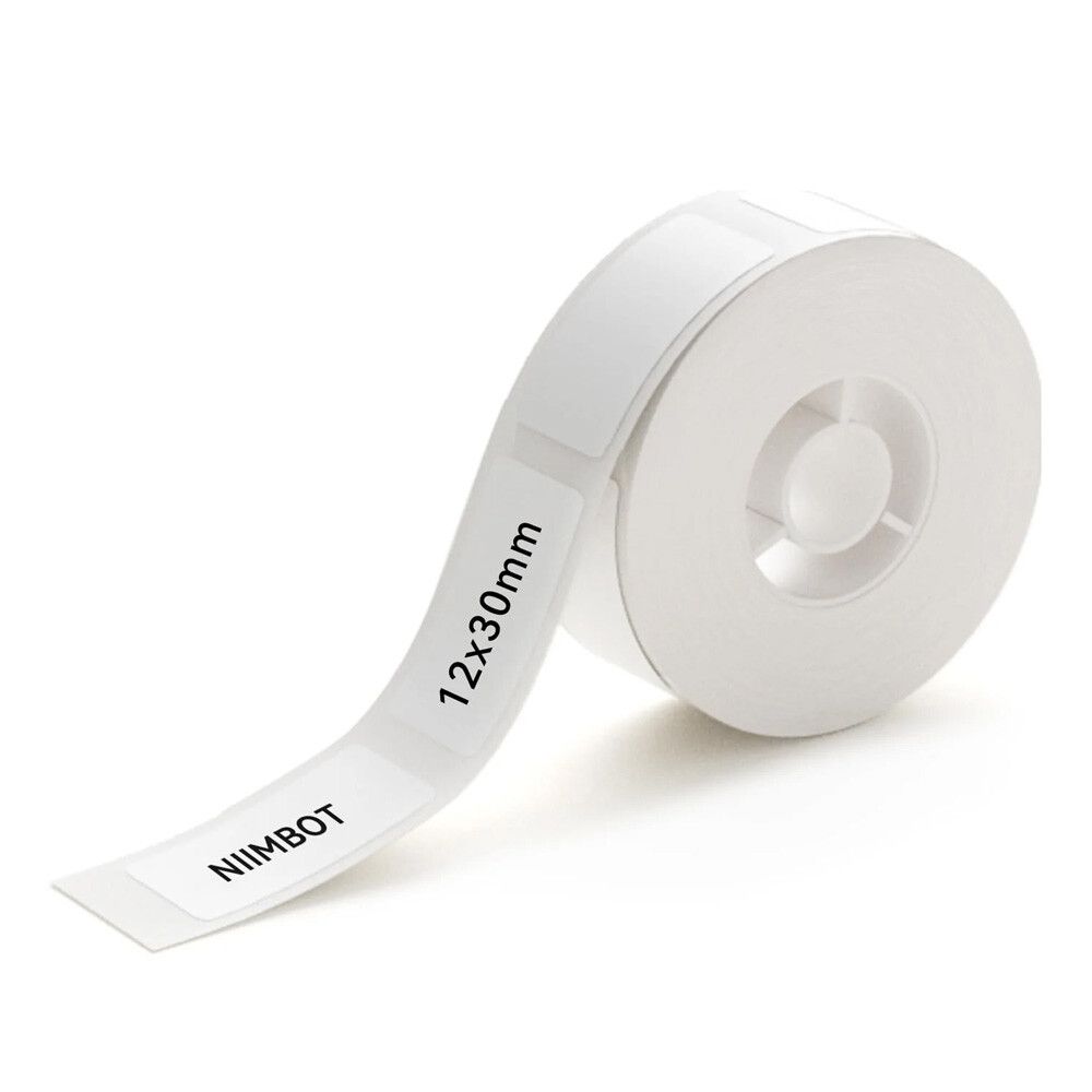 Rollo de etiquetas Blancas - 12*30mm (210 etiquetas)