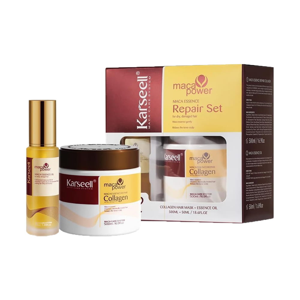KIT KARSEELL REPAIR SET - MASCARILLA COLLAGEN 500ML + ACEITE 50ML